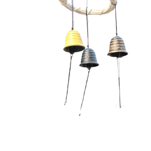 Carillon éolien en métal pour décoration intérieure Yiduoy, accessoires pour la maison, cloche ondulée, artisanat en fer forgé, cadeau à suspendre - Product Image 2