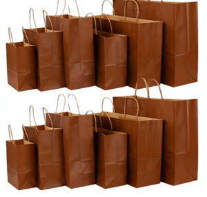 Sacs en papier blancs biodégradables les plus populaires pour les supermarchés avec votre propre logo OPP/Papier/PET/Cpp - Product Image 3