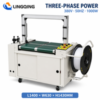 G003-1 Ligne de production de cerclage entièrement automatique avec alimentation par convoyeur, pour emballage de cartons en sangles PP sans intervention humaine