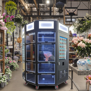 花店鲜花花束自动售货机冷藏储物柜饮水机触摸屏硬币支付系统SDK - Product Image 3