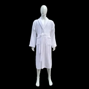 factory luxury custom super soft high absorbent terry cottonbath spa towel white robe 5 stars hotel