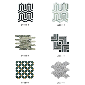 Azulejos de Mosaico Modernos para Metro, 300*<span class=keywords><strong>320</strong></span>*7mm, Azulejos de Parquet Resistentes al Desgaste para Paredes y Pisos, para Interiores, Exteriores, Piscinas y Habitaciones - Product Image 6