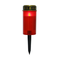 Lampe à flamme vacillante LED, étanche, décoration extérieure, lumière de cimetière, lumière de tombe, Znicz Solarny