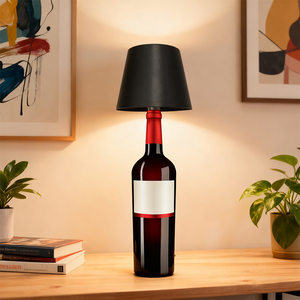 Lámpara LED Recargable para Botellas <span class=keywords><strong>de</strong></span> Vino, <span class=keywords><strong>3</strong></span> Colores, Inalámbrica, Lámpara <span class=keywords><strong>de</strong></span> Mesa para Botellas, Control Táctil, Luz Nocturna para Botellas <span class=keywords><strong>de</strong></span> Vino, Larga Duración - Product Image 5