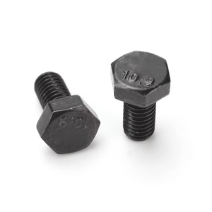 उच्च शक्ति वाले गुलाब 933 मिश्र धातु स्टील ग्रेड 10.9 काले जस्ता पूर्ण धागे हेक्सागोनल बोल्ट - Product Image 4