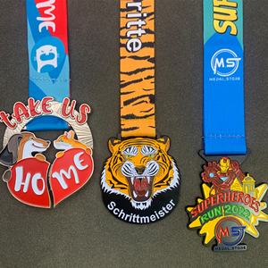 Medallas Personalizadas de Alta Calidad en Oferta, Medallas Deportivas de Fútbol y Baloncesto, Fabricación de Medallas de Oro, Medallas de Metal Artesanal con Cinta para el Cuello - Product Image 6