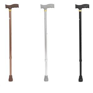 オフセットハンドル付きヘビーデューティーウォーキングケーン、耐荷重、軽量で調節可能なキャリーストラップ付きウォーキングスティック - Product Image 5