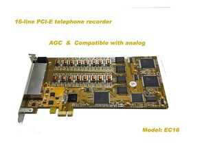 16 kênh PCI Ghi âm thẻ tvrs Hệ thống ghi âm thẻ - Product Image 2