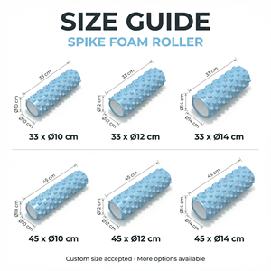 Rouleau en mousse à picots pour massage des tissus profonds, idéal pour <span class=keywords><strong>la</strong></span> récupération musculaire et l'amincissement des jambes – Rouleau de massage durable pour le <span class=keywords><strong>yoga</strong></span>, <span class=keywords><strong>la</strong></span> gym et <span class=keywords><strong>la</strong></span> remise en forme à domicile - Product Image 4