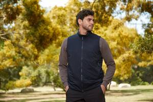 Leichte atmungsaktive lässige Winter Herren weste Polyester/Baumwoll stoff Baumwoll füllung YKK Reiß verschlüsse Wasserdichte wind dichte Oberbekleidung - Product Image 2