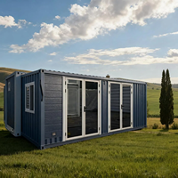 Maison préfabriquée modulaire en conteneur de 20 pieds ou 40 pieds, maison mobile portable en conteneur maritime pour habitation, bureau ou dortoir