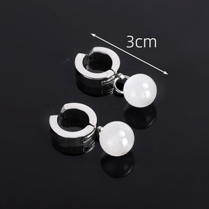Pendientes de clip de cosplay de The Main Saint Takamatsu con piedra ojo de gato, BanG Dream Shiina Riki Yoshinai <span class=keywords><strong>Mygo</strong></span> - Product Image 2
