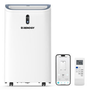 Climatiseur électrique portable en plastique Renogy 11899 BTU avec fonction de refroidissement/chauffage pour voiture et hôtel, garantie 5 ans, garage - Product Image 2