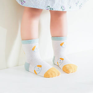 Bonne qualité yunshan printemps été bébé chaussettes maille mince coton bébé<span class=keywords><strong>s</strong></span> nouveau-né classe a désossé enfants garçons et filles - Product Image 5