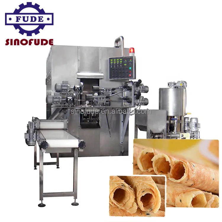 Automatische Wafer Roll Produktions linie/Wafer Stick Maschine/Eier brötchen Maschine