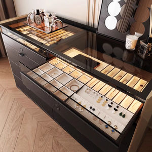 Glissière <span class=keywords><strong>de</strong></span> <span class=keywords><strong>tiroir</strong></span> pour vitrine à bijoux, à fermeture douce, à montage sous plan, 32 mm - Product Image 6