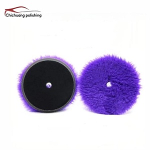 Tampons <span class=keywords><strong>de</strong></span> polissage en <span class=keywords><strong>laine</strong></span> <span class=keywords><strong>de</strong></span> 3 pouces, boule <span class=keywords><strong>de</strong></span> <span class=keywords><strong>laine</strong></span> pour polir les surfaces peintes et réparer les petits rayures - Product Image 1