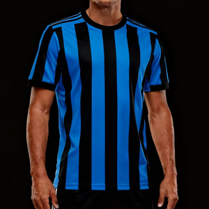 25-26 लंबी आस्तीन वाली फुटबॉल जर्सी-फुटबॉल प्रशिक्षण सूट उच्च गुणवत्ता क्लासिक डिजाइन 100% पॉलिएस्टर त्वरित शुष्क सांस फ्रंट - Product Image 5