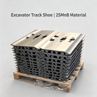 Pièces de rechange pour excavatrices, chaîne de chenilles, plaque de chenille en acier pour excavatrices Hitachi, CAT, Komatsu, Volvo, Doosan, haute qualité OEM