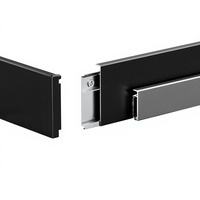 Plinthe Moderne en Alliage d'Aluminium Étanche pour Cuisine, Décoration Murale Intérieure et Extérieure, Plinthe d'Escalier pour Accessoires de Revêtement de Sol