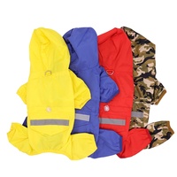 Imperméable à capuche rayé pour chien, 100 % polyester, écologique, imperméable, tailles XS-XXL, idéal été et printemps