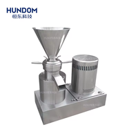 Machine à broyer humide HUNDOM, moulin colloïdal en acier inoxydable de qualité alimentaire pour cacahuètes, tahini, noix