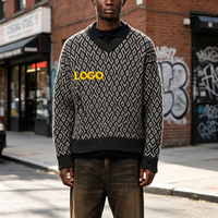Pull en tricot personnalisé OEM/ODM pour hommes, nouveau pull pour hommes, pull en coton tricoté pour hommes, pull à col rond pour hommes