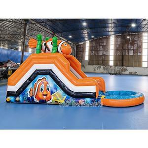 Tobogán Acuático Inflable <span class=keywords><strong>Infantil</strong></span> con Diseño <span class=keywords><strong>de</strong></span> Pez Payaso, con Piscina y Rampa <span class=keywords><strong>de</strong></span> Escalada para Entretenimiento <span class=keywords><strong>Infantil</strong></span> - Product Image 3