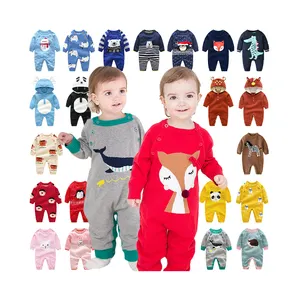 Wholesale baju baby 2pcs infants-High Quality Knit Clothes Romper Jumpsuit Baby Infant Clothing baby girl boutique clothing baju baby girl For Gift