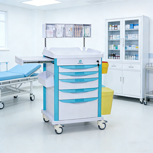 SET15 Sunoro 다기능 병원 의료 트롤리 ABS 소재 트롤리 응급 트롤리 핫 세일 도매 가격 - Product Image 3