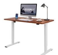 Bureau assis-debout motorisé, table de bureau électrique réglable en hauteur avec contrôleur à mémoire