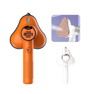 Fer à repasser portable électrique à main avec logo personnalisé, petit format, pour repassage à sec et humide, idéal pour la maison et les voyages - Product Image 2