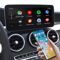 Fuallwin - Adaptador 2 en 1 para Coche con Conexión Inalámbrica para iPhone y Android, Garantía de 1 Año