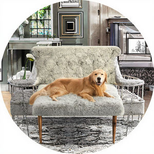 Hoge Kwaliteit Milieuvriendelijk Groot Hondenbed Met Afneembare Hoes Onverwoestbaar Kauwbestendig Orthopedisch Schuim Stevige Rechthoekige Vorm - Product Image 3