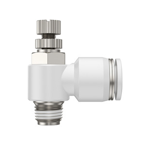 Válvula de Aceleración Neumática DDE Dade, Latón y Plástico, Rosca Externa, 0.2-0.8MPA, Conector de Línea de Aire Neumática - Product Image 1