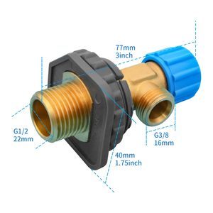 3/8 Inch Modern Copper Angle Valve Toilet Fill Valve Connector Compatible for 212458 240269001 240.189 269 752.001 K12088 - Product Image 5