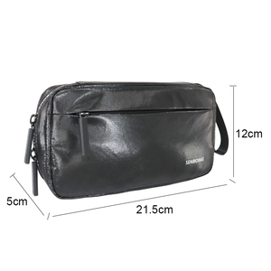 Trousse de Toilette Pliable à Trois Couches avec Fermeture Éclair Étanche pour Hommes – Sacs de Rangement de Voyage Écologiques en Tissu – Nouvelle Tendance - Product Image 4