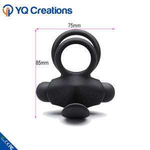 Cincin Penis Getar Pria Terlaris Mainan Seks Cincin Penis Penunda Ejakulasi untuk Pria Cincin Penis - Product Image 3