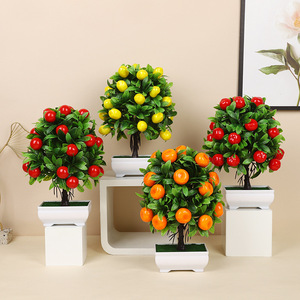 Yiwu Datuo Florist - Bonsái de Frutas Artificiales, 25-45 Plantas, Decoración de Interior de Plástico, Frutas de la Fortuna, Vegetación - Product Image 2