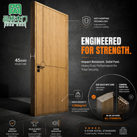 Portes intérieures modernes en bois pour projets de design intérieur de maisons, personnalisation d'usine, usine de 20 000 m²