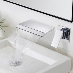 Robinet cascade encastré mural YP-58 avec cartouche céramique, mitigeur rectangulaire à 1 poignée pour salle de bain, baignoire et lavabo – Nouveauté ! - Product Image 4