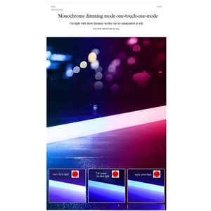 Tube LED T5 T8 en gros, lumière colorée changeante, contrôle par application et tactile, RGB, CRI 90 élevé, lumière de nuit moderne pour maison intelligente - Product Image 5