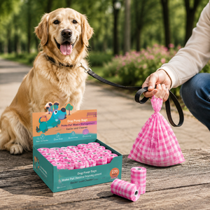 ODM Custom GRS Material Option Dog Waste <b>Bags</b> Strong Seam Extra Thick for Sustainable Pet Brands Custom Packaging - Product Image 1
