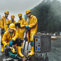 IP66 3600W imperméabilisent la centrale portative pour l'alimentation d'énergie professionnelle industrielle et commerciale