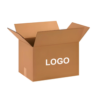 Boîtes d'emballage en carton ondulé personnalisées avec logo recyclable en gros, boîtes pliantes, boîtes d'expédition