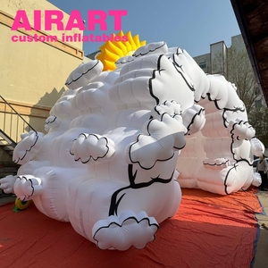 Arco Inflable con Diseño de Nube, Arco de Bienvenida Inflable para Fiestas y Eventos, Entrada Inflable - Product Image 4