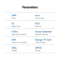 Vstarcam C6 2MP Wireless PTZ Camera AI Detection IP66 Waterproof Cloud Storage Cctv Camera Home Security Surveillance Camera