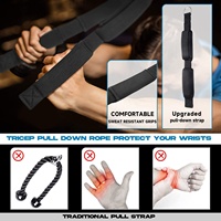Accessoires de fitness, corde pour triceps, accessoires pour machine à câbles, accessoire pour traction latérale