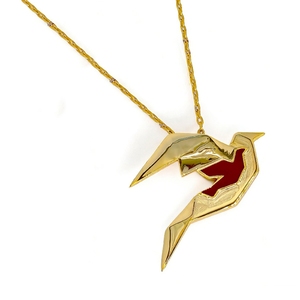 [Exposición Internacional de Joyería de Hong Kong] Exquisito Collar de Amor de Inspiración Oriental Chapado en Oro con Detalles de Gemas - Product Image 2