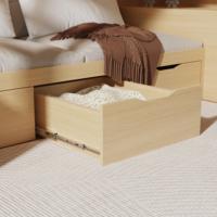 Cama Alta de Madera Maciza Personalizable con Escalera y Cajones de Almacenamiento, Cama Resistente para Niños con Área de Juego para Dormitorio o Apartamento Pequeño